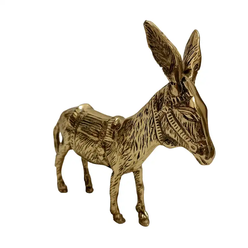 دکوری برنجی مدل الاغ کد H-2020