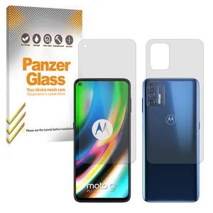 Panzer Glass Resistant model transparent Screen Protector Suitable for Motorola Moto G9 Plus Mobile Phone Comes with a back protector
