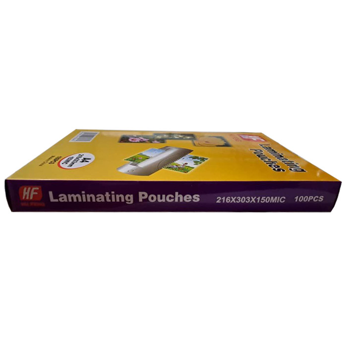 طلق پرس اچ اف مدل 150 میکرون سایز A4 بسته 100 عددی