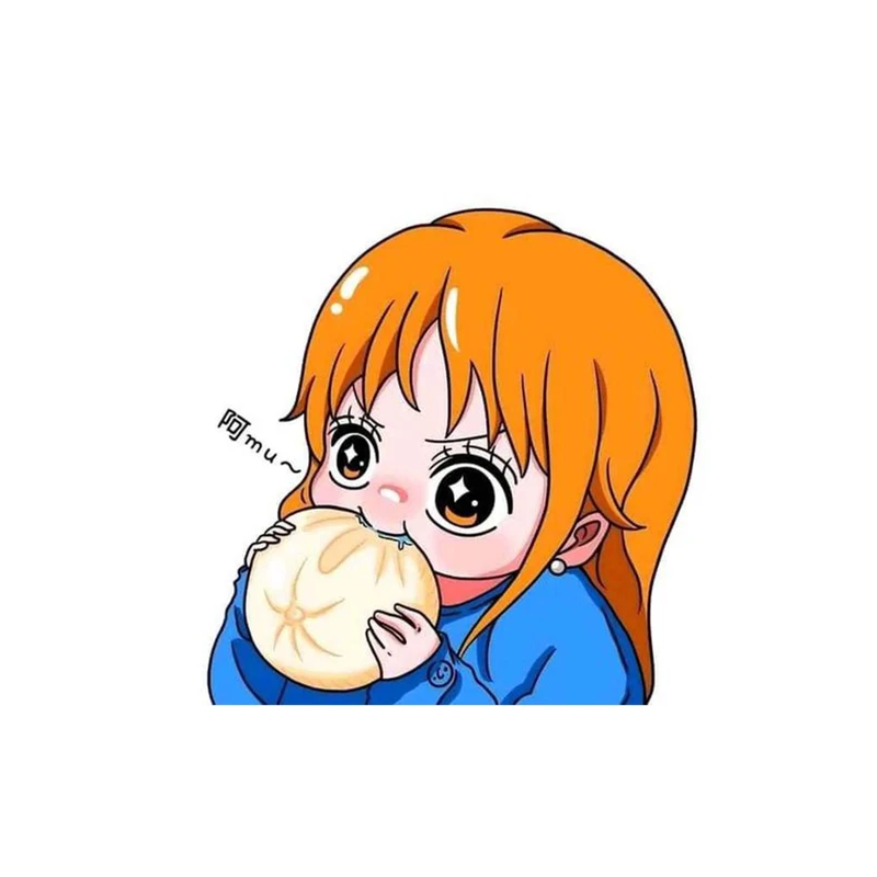 استیکر لپ تاپ و موبایل مدل انیمه طرح وان پیس نامی one piece nami کد 2207