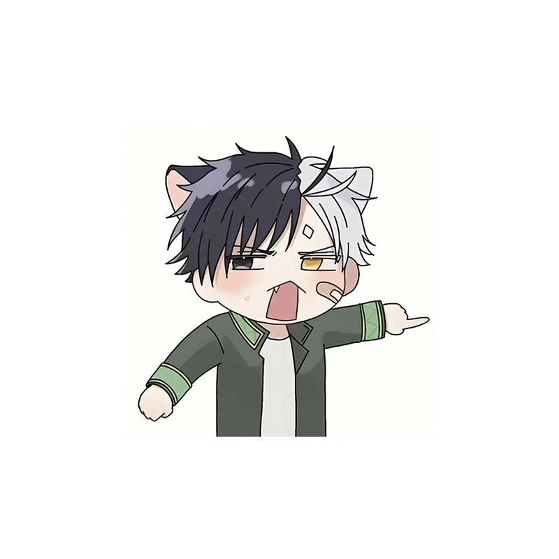 استیکر لپ تاپ و موبایل مدل انیمه طرح باد شکن هاروکا ساکورا Wind Breaker Haruka Sakura کد 2804