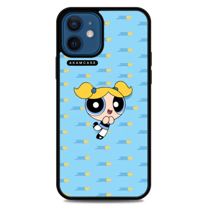 کاور آکام مدل AMCWA12M-POWERPUFF GIRLS1 مناسب برای گوشی موبایل اپل iPhone 12 Mini