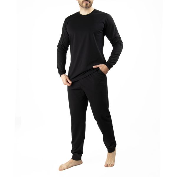 ست تی شرت و شلوار مردانه آریان نخ باف مدل Z17632