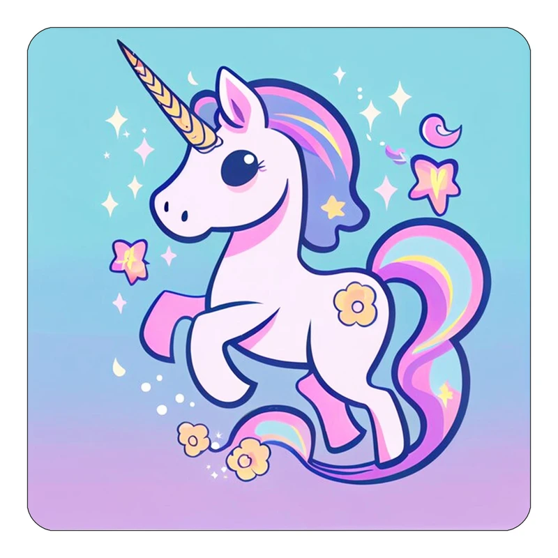 مگنت کاکتی طرح اسب تک شاخ و یونیکورن مدل mp32180