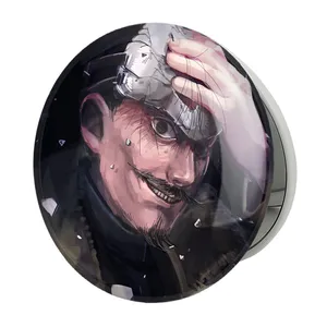 آینه جیبی خندالو طرح توکوشیرو انیمه کامویی طلایی Golden Kamuy مدل تاشو کد 23750 