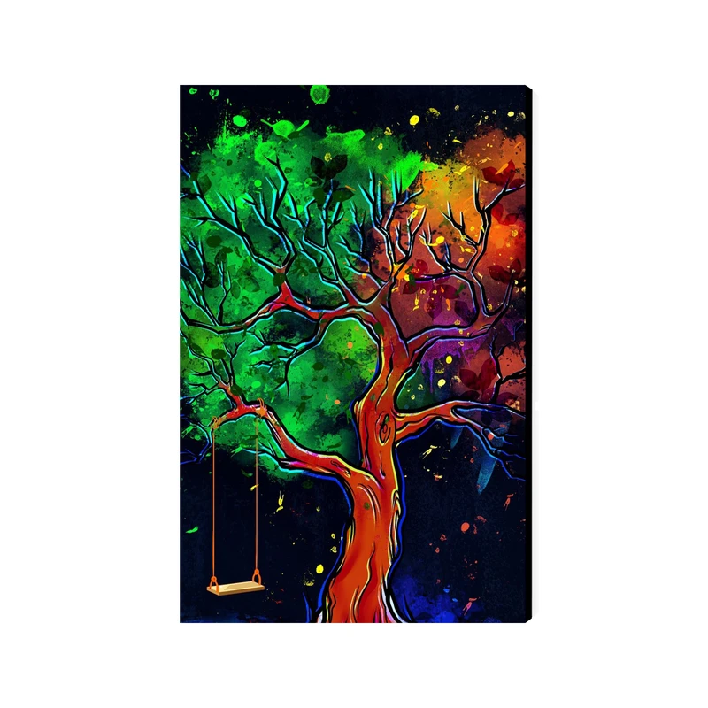 تابلو شاسی عرش مدل فانتزی درخت کد As4670