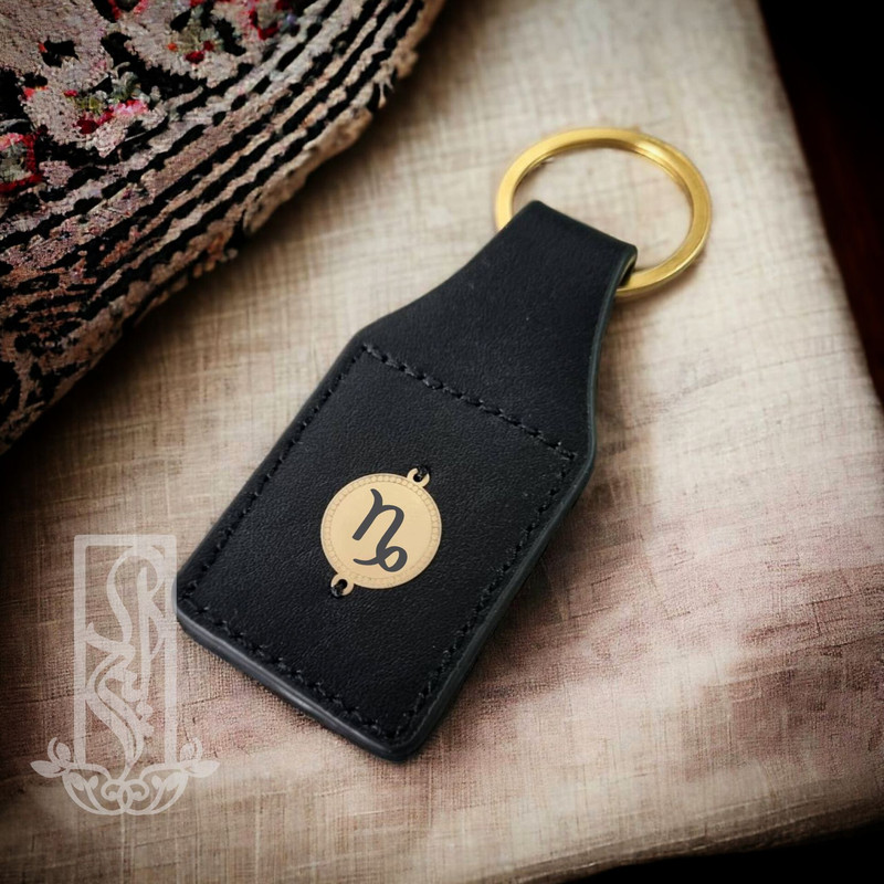 جاکلیدی طلا 18 عیار مردانه لیردا مدل ماه تولد  دی  9012