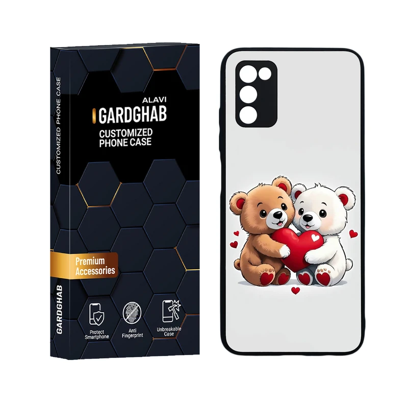 کاور گارد قاب علوی دورژله ای مدل فانتزی مناسب برای گوشی موبایل سامسونگ Galaxy A03s