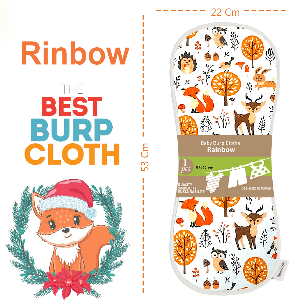 آروغ گیر نوزاد رینبو مدل Fox