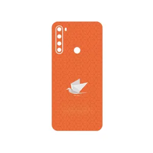 MAHOOT Minimalist origami bird Cover Sticker for Xiaomi Redmi Note 8 2021