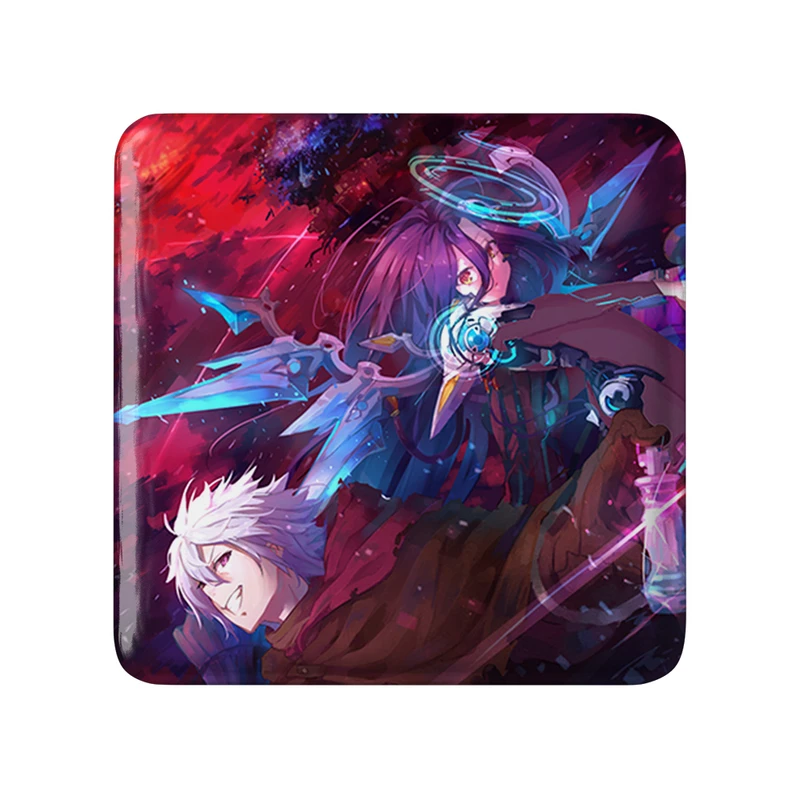 پیکسل خندالو طرح انیمه نو گیم نو لایف مدل مربعی کد 32430