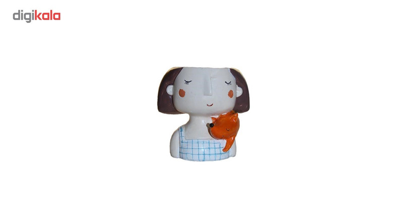 گلدان طرح دختر فانتزی کد 1496