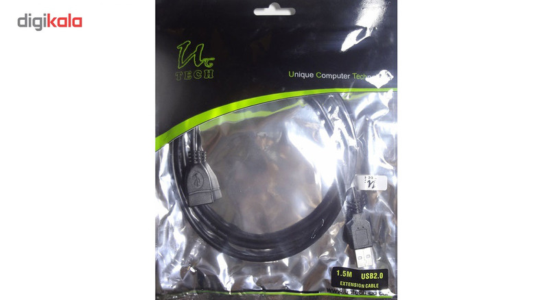 کابل افزایش طول USB 2.0 یوسی تک مدل161130 به طول 1.5 متر