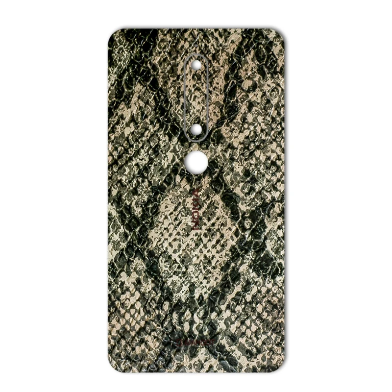 برچسب تزئینی ماهوت مدلJungle-python Texture مناسب برای گوشی Nokia 6.1