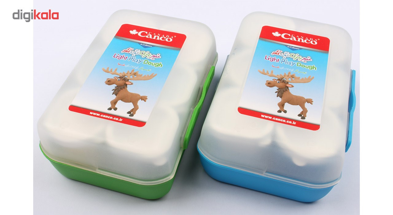 خمیر بازی  کنکو مدل ظرف غذا 6 رنگ