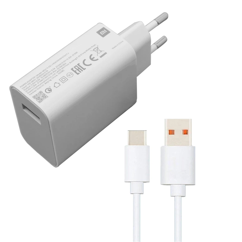  شارژر دیواری  مدل MDY-11-EZ به همراه کابل تبدیل USB-C 
