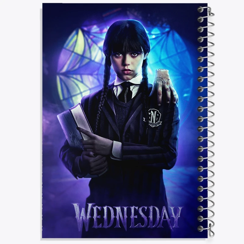 دفتر نت موسیقی 50 برگ خندالو مدل ونزدی (Wednesday) کد F2455