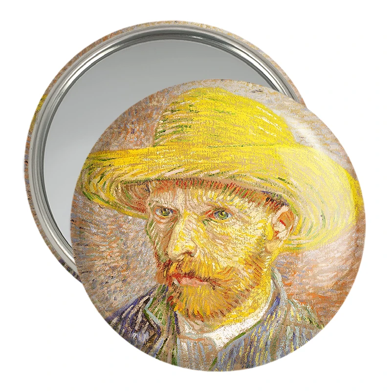 آینه جیبی خندالو مدل سلف پرتره ونسان ونگوگ کد 25456