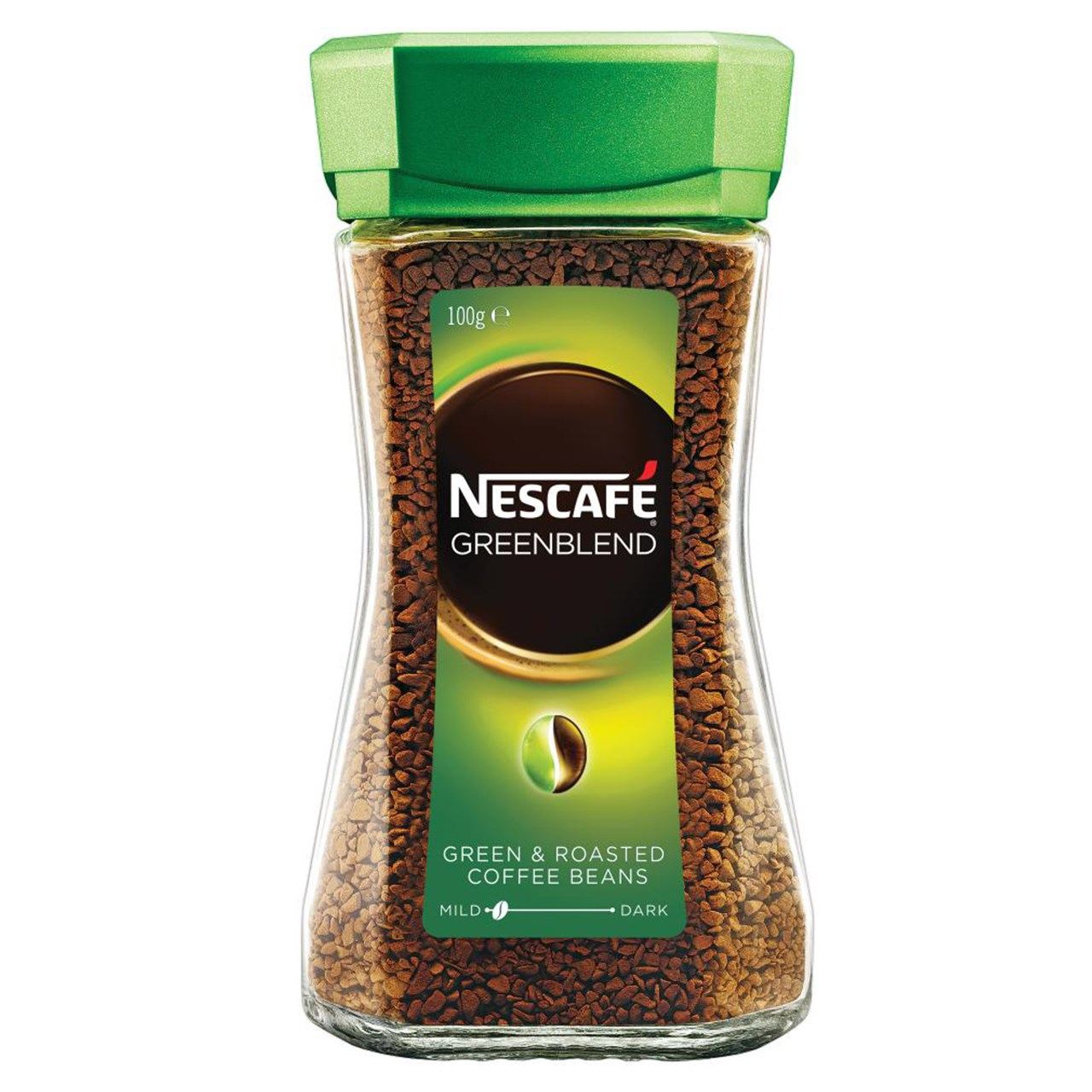 قوطی قهوه فوری نسکافه مدل GREEN BLEND مقدار 100 گرم