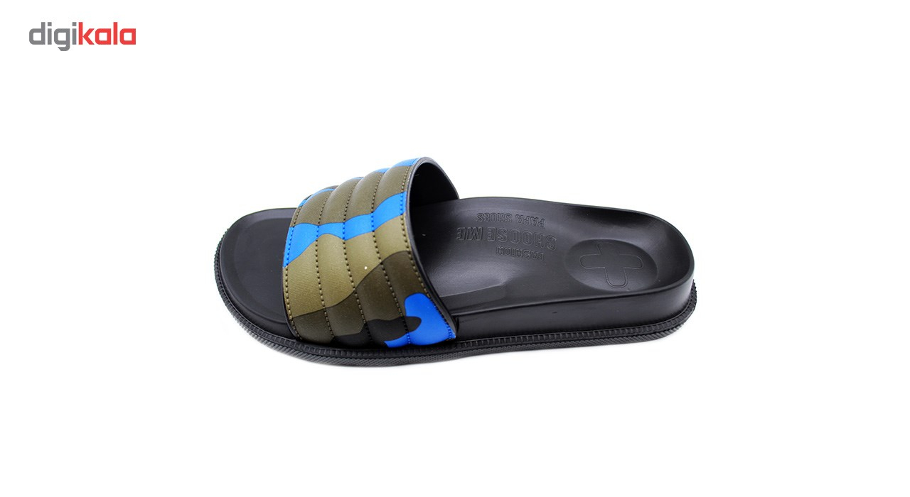 دمپایی پاپا مدل دیزل آبی