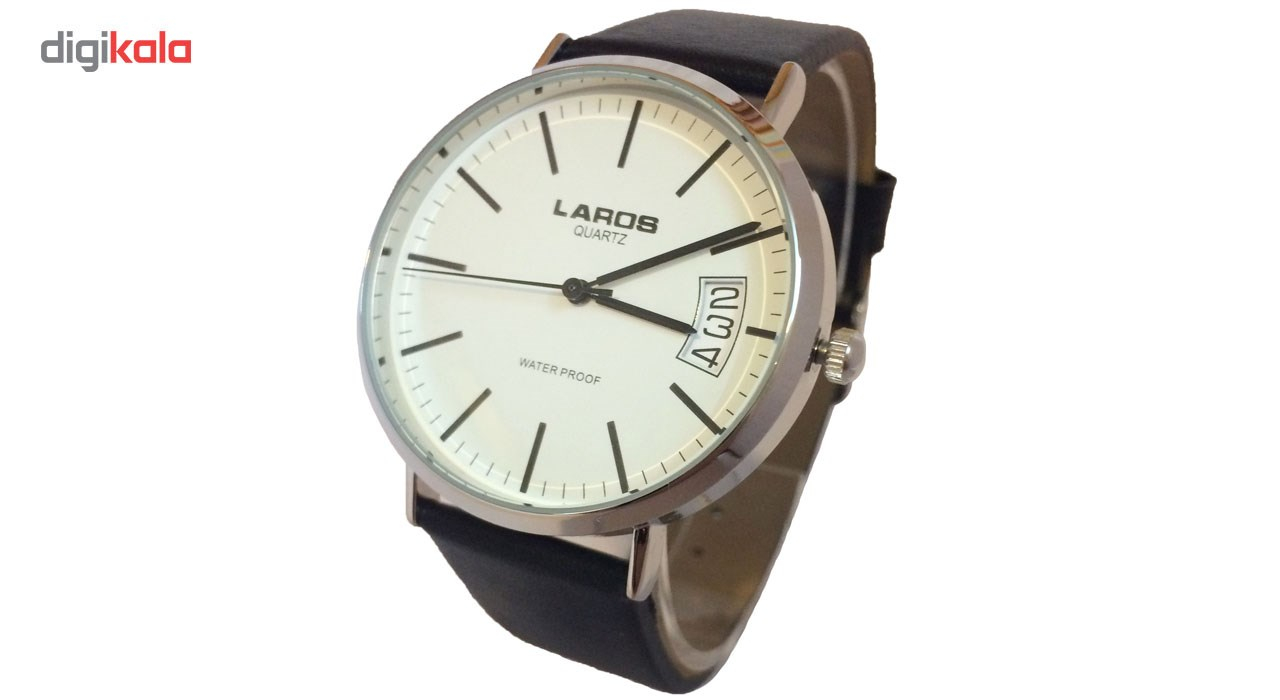 ساعت مچی عقربه ای لاروس مدل No 0917-80079-S-D