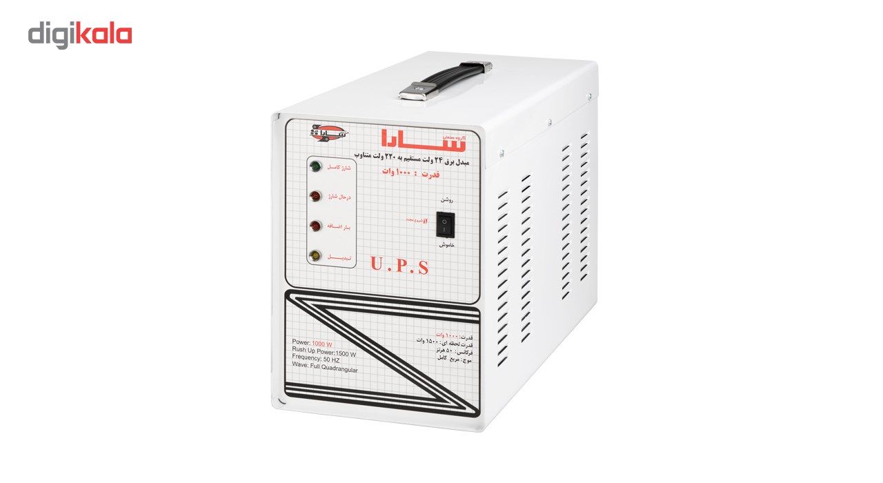مبدل برق خودرو سارا مدل 24V-TO-220V-1000W main 1 1