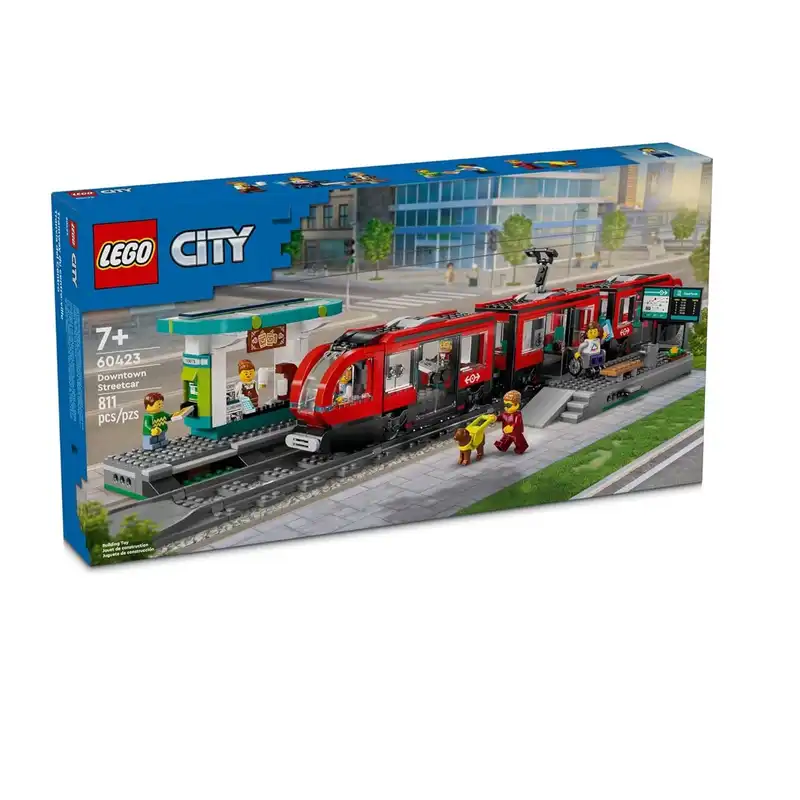 لگو 811 تکه سری سیتی مدل Downtown Streetcar کد 60423