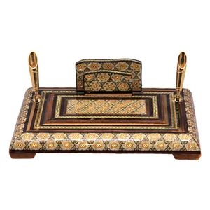 جا قلمی خاتم کاری چیتساز کد 1-70125 سایز 20×15