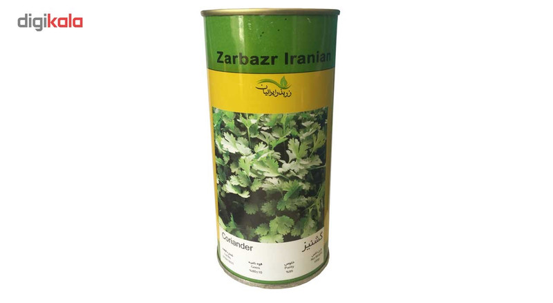 بذر گشنیز زر بذر ایرانیان قوطی 100 گرمی کد GH100g-11