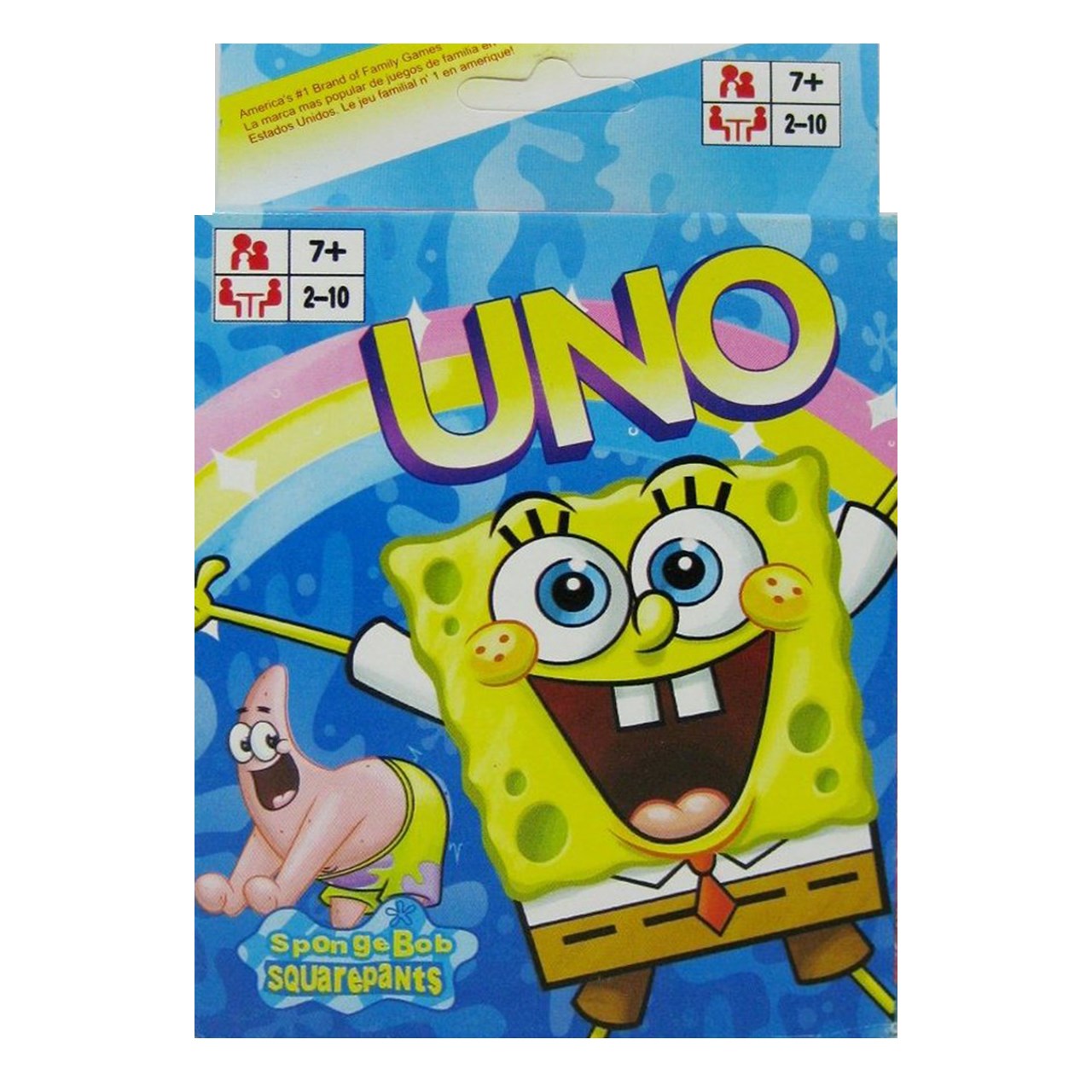 بازی فکری  UNO spongebob مدل 108 کارتی