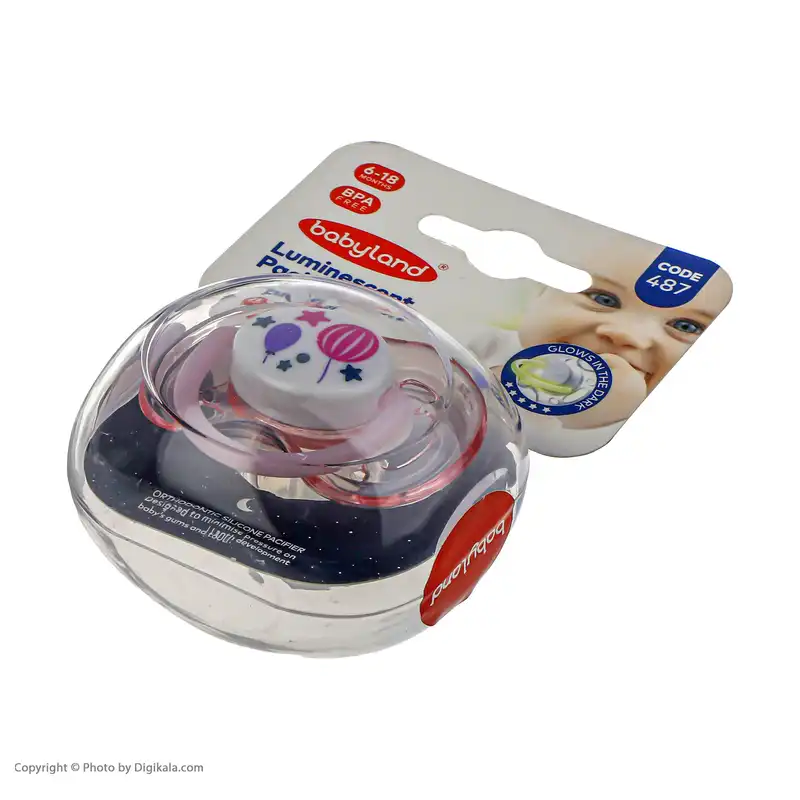 پستانک ارتودنسی بیبی لند مدل 487