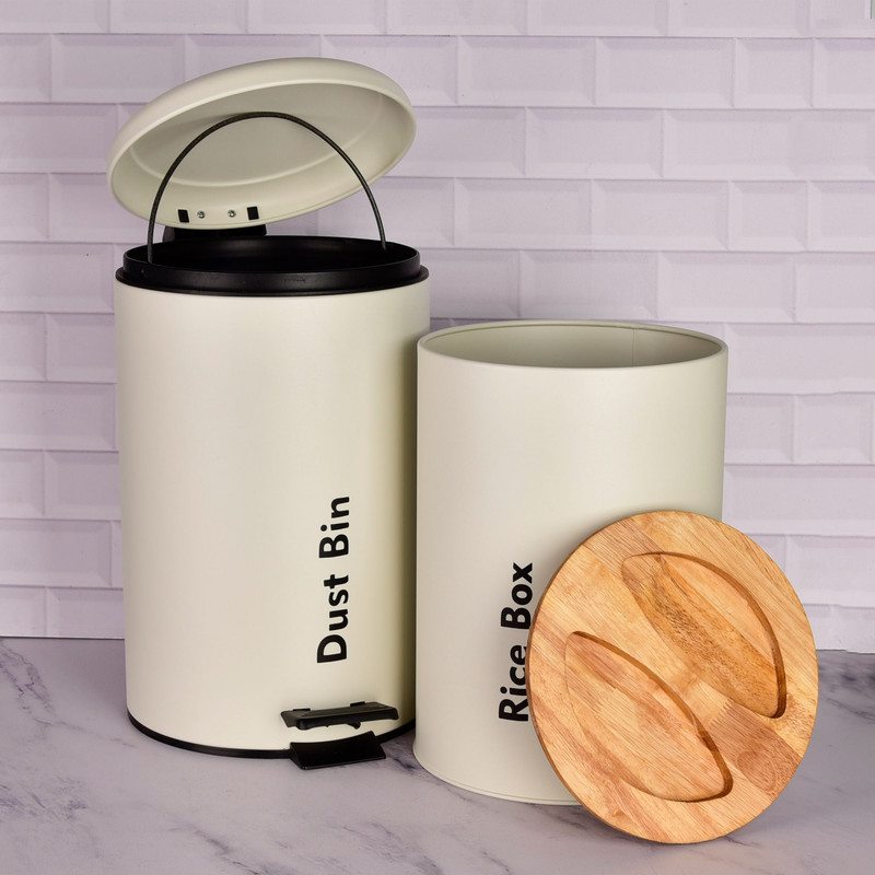 سرویس آشپزخانه 4 پارچه یونیک درب چوبی ژاپنی کد 80