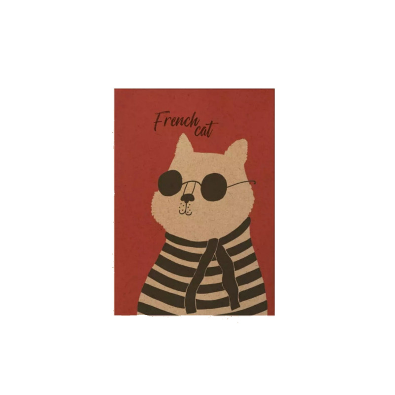 کارت پستال مریخ مدل French cat 6008