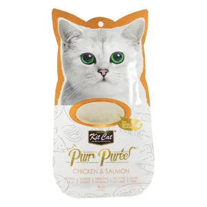 غذای گربه مدل مرغ و سالمون بسته 4 عددی