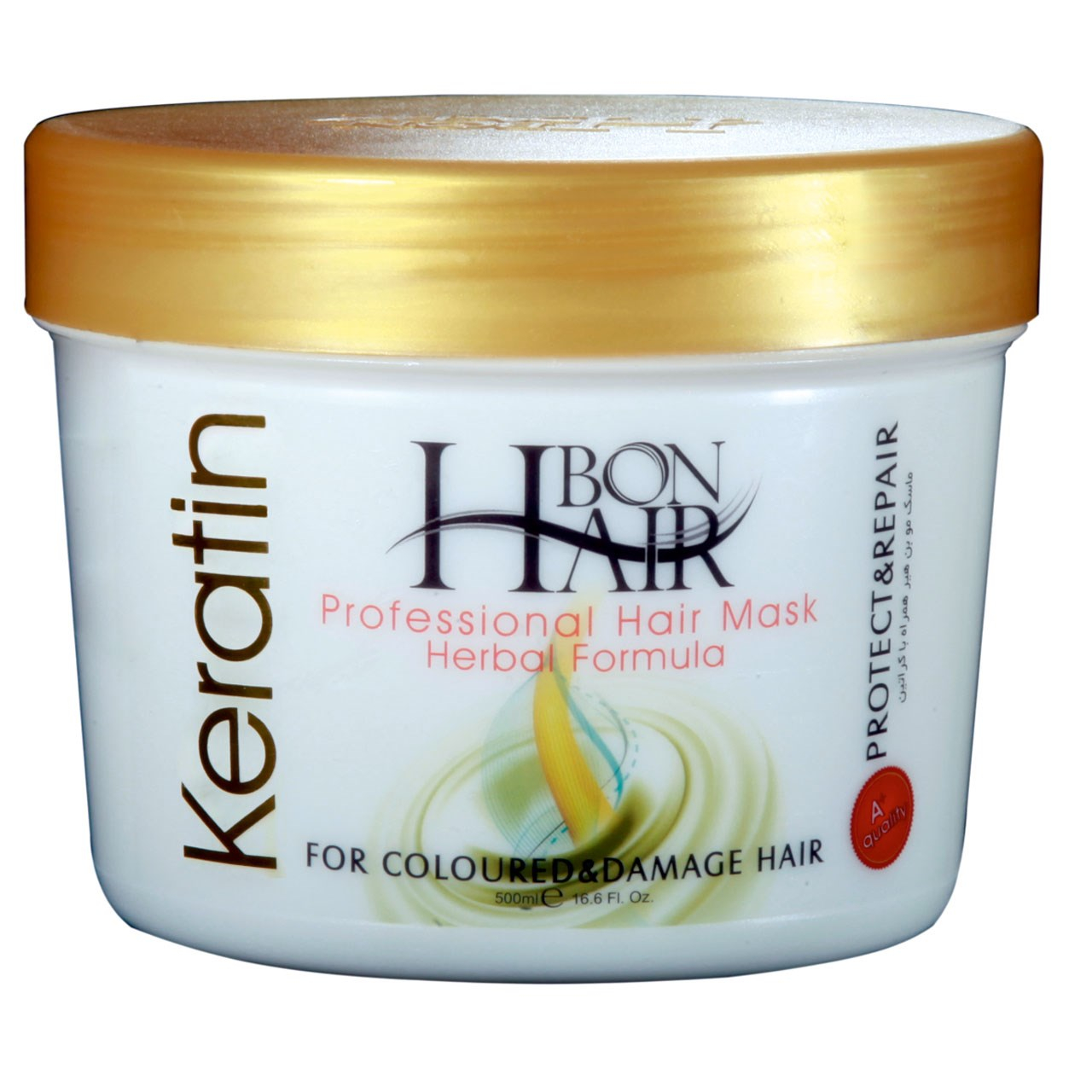 ماسک مو بون هیر مدل Keratin حجم 500 میلی لیتر