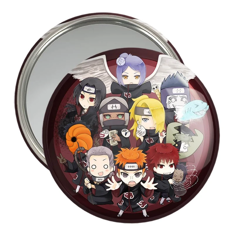 آینه جیبی خندالو مدل گروه اکاتسوکی انیمه ناروتو Naruto  کد 11229