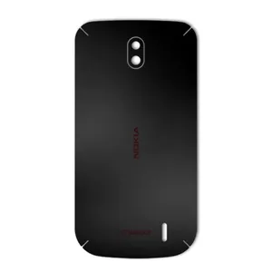 MAHOOT Black-color-shades Special Texture Cover Sticker for Nokia 1