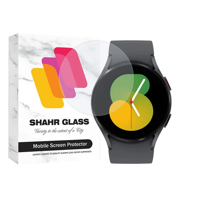 محافظ صفحه نمایش شهر گلس مدل SMPWATCHS مناسب برای ساعت هوشمند سامسونگ Galaxy Watch 4 44 mm
