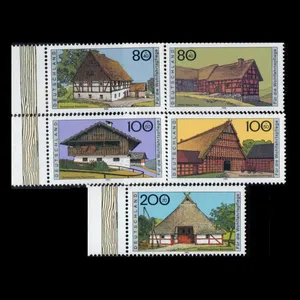 تمبر یادگاری مدل خارجی مجموعه 5 عددی