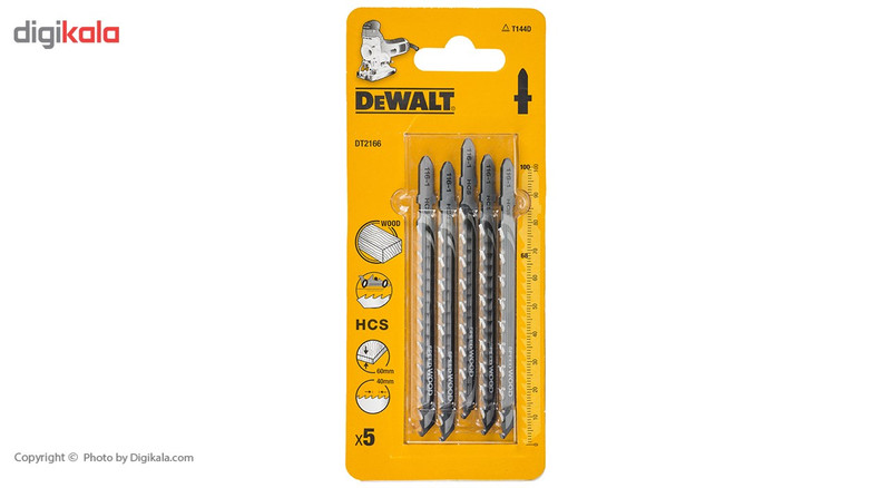 تیغه اره عمودبر دیوالت مدل DT2166 بسته 5 عددی تیغه اره عمودبر دیوالت مدل DT2166 بسته 5 عددی