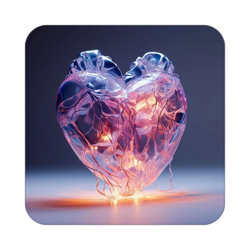 زیر لیوانی کاکتی مدل عاشقانه کد mp12212