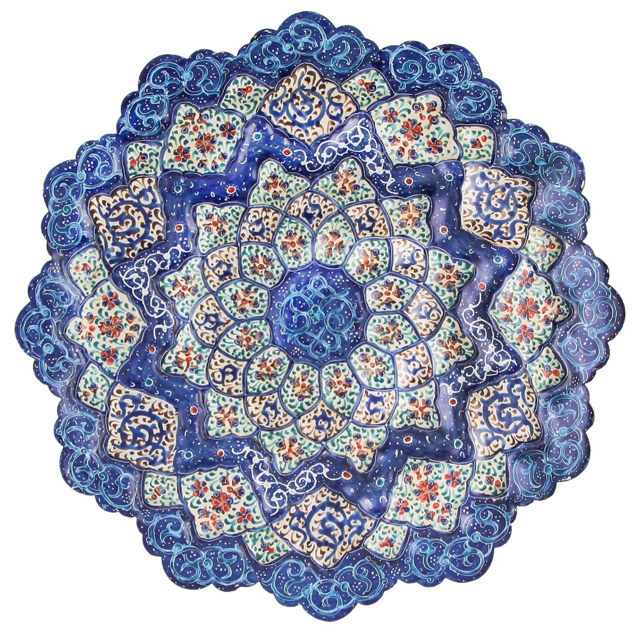 بشقاب مسی میناکاری گالری شباهنگ کد 297005