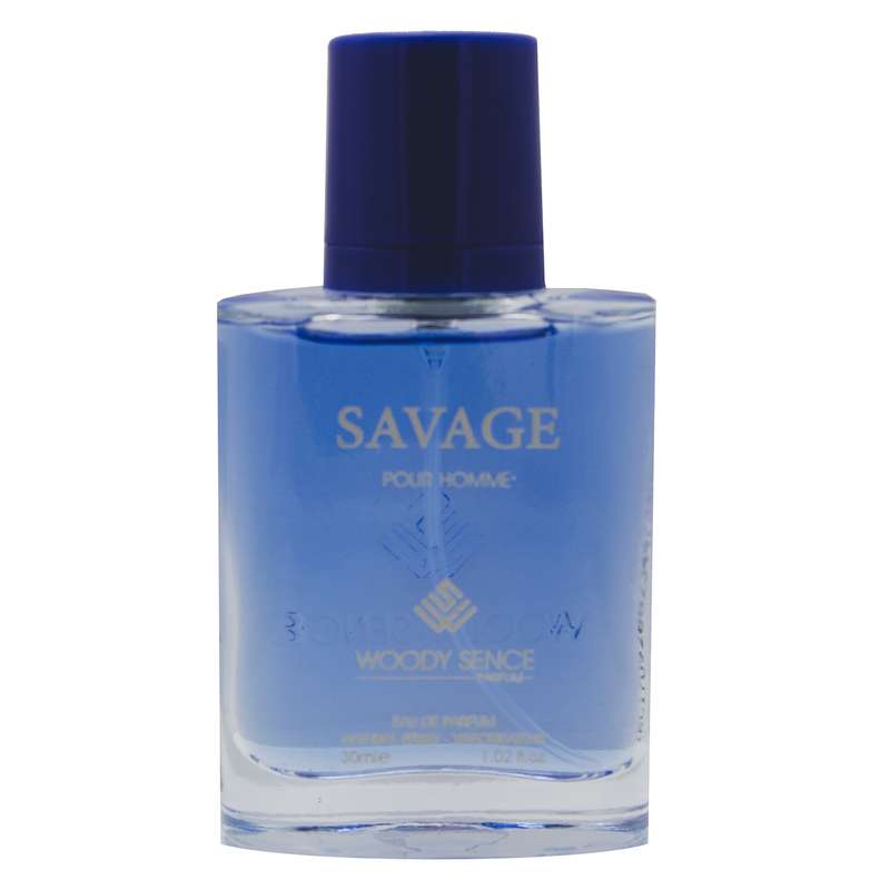 عطر جیبی مردانه وودی سنس مدل SAVAGE حجم 30 میلی لیتر