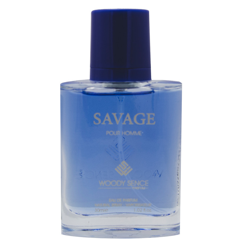 عطر جیبی مردانه وودی سنس مدل SAVAGE حجم 30 میلی لیتر