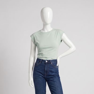 تی شرت راحتی زنانه نخی دیفکتو مدل 8684582384585