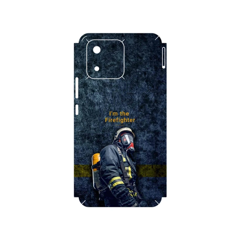 برچسب پوششی ماهوت مدل Firefighter مناسب برای گوشی موبایل آنر X5