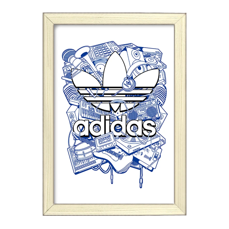 تابلو خندالو طرح آدیداس (Adidas) کد 36959