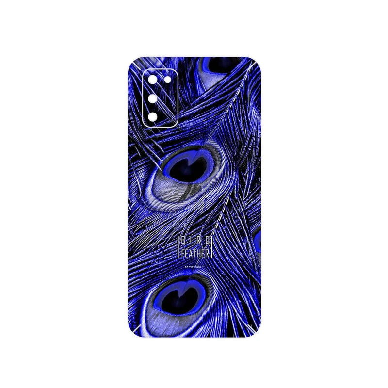 برچسب پوششی ماهوت مدل Purple Feather مناسب برای گوشی موبایل سامسونگ Galaxy A52 5G