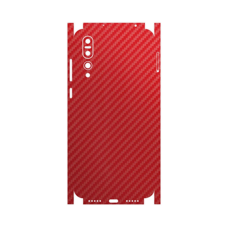 برچسب پوششی ماهوت مدل Red-Fiber-FullSkin مناسب برای گوشی موبایل هوآوی P20 Pro