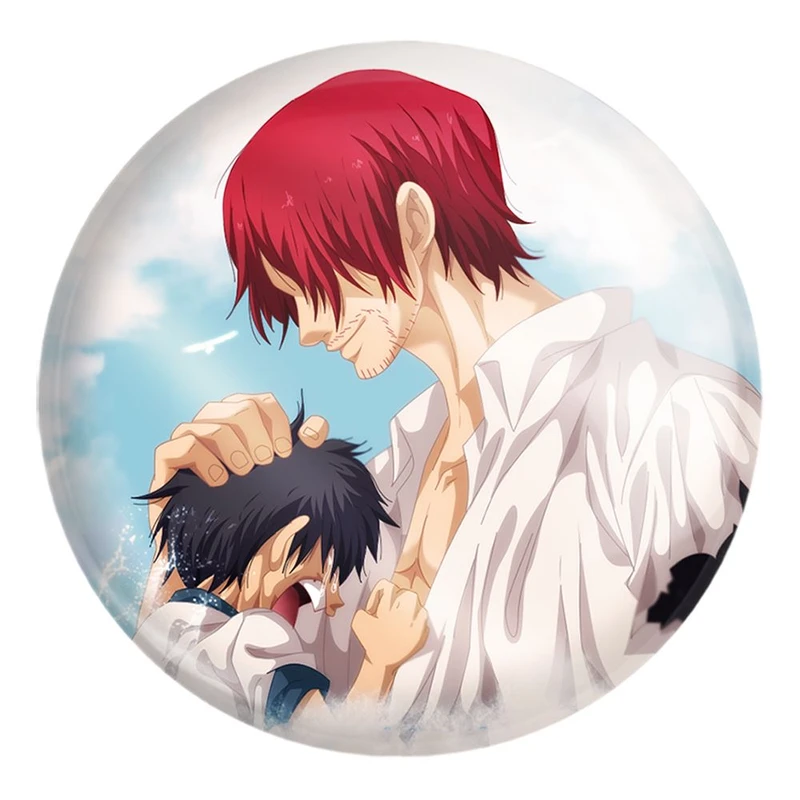 پیکسل خندالو طرح شنکس و لوفی انیمه وان پیس One Piece کد 11428 مدل بزرگ